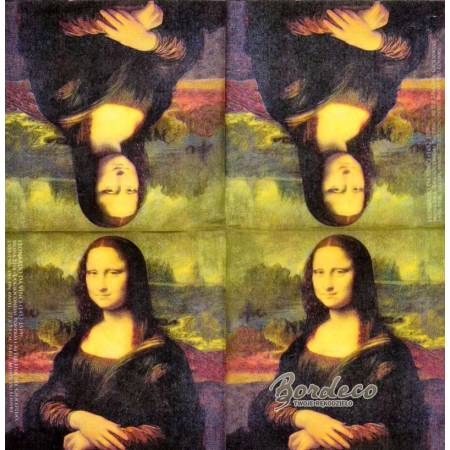 Serwetka decoupage firmy  PPD obraz Mona Lisa  33x33cm